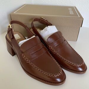 Dolce Vita Brown Penny Loafer Heels